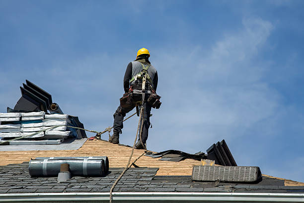 Professional Roofing technician working in Frenchville, PA